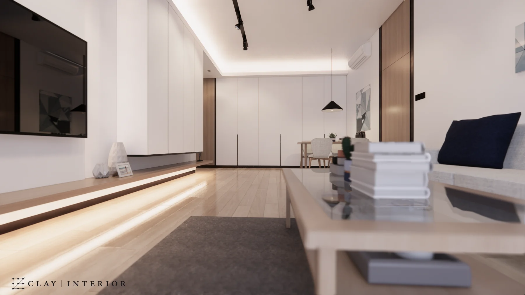 君臨天下 · 客廳設計 · CLAY Design / CLAY INTERIOR